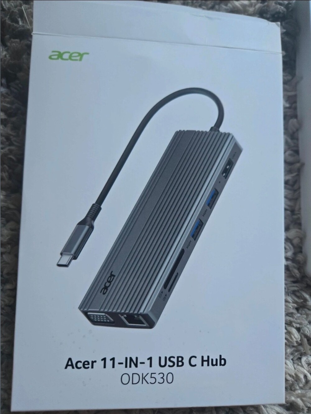 Acer 11-in-1 USB-C Hub ODK530 – Gray